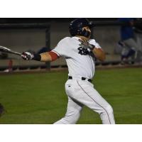 Ramon Flores Takes a Swing for the Somerset Patriots