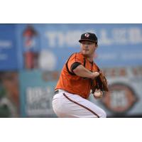 Bowie Baysox pitcher Keegan Akin