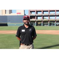 El Paso Chihuahuas head groundskeeper Travis Howard