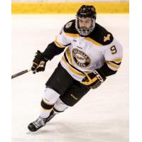 Forward Alex Gillies with Michigan Tech