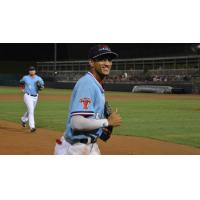 Hickory Crawdads center fielder Bubba Thompson