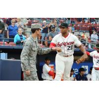 Armed Forces Appreciation Night at the Spokane Indians game