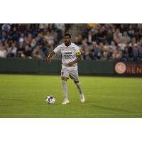 Sacramento Republic FC midfielder Jeremy Hall looks for a pass