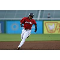 3B Rafael Devers with the Pawtucket Red Sox