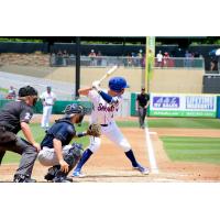 Tennessee Smokies infielder Zack Short awaits a pitch