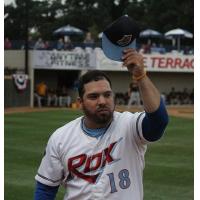 St. Cloud Rox manager Augie Rodriguez tips his cap