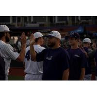 Lake Erie Crushers bench coach Emmanuel Quiles