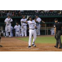 San Antonio Missions shortstop Fernando Tatis Jr. on base