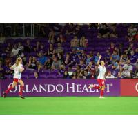 Chicago Red Stars forward Sam Kerr celebrates