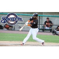 Emilio Bonifacio Batting for the Long Island Ducks