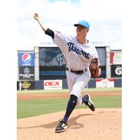 Tampa Tarpons pitcher Christian Morris delivers