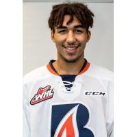 Kamloops Blazers defenseman Montana Onyebuchi