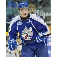 Chad Thibodeau with the Sudbury Wolves