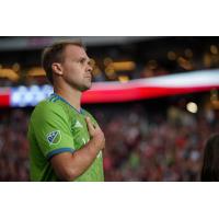 Seattle Sounders FC defender Chad Marshall