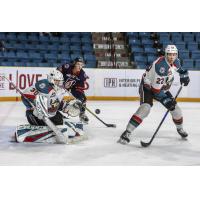 Kelowna Rockets vs. the Kamloops Blazers in WHL preseason action