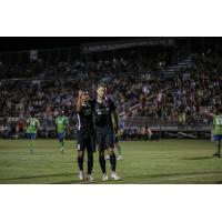 Sacramento Republic FC celebrate vs. Seattle Sounders FC 2