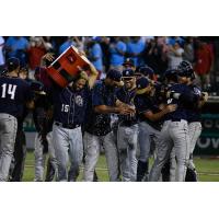 San Antonio Missions celebrate a Texas League Championship Series berth