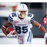 DeVier Posey with the Toronto Argonauts