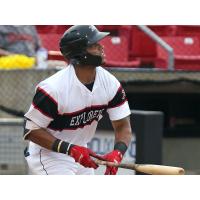 Jose Sermo with the Sioux City Explorers