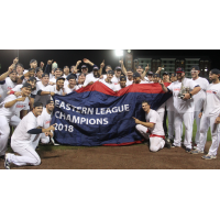 New Hampshire Fisher Cats unfurl Eastern League championship banner