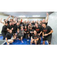 Long Island Ducks celebrate second half title