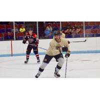 Forward Randy Hernandez with the Muskegon Lumberjacks