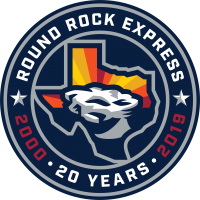 Round Rock Express 20th Anniversary logo