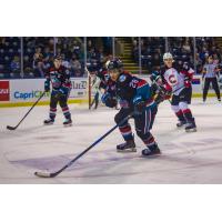 Kelowna Rockets RW Leif Mattson vs. the Prince George Cougars