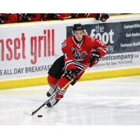 Brandon Yeamans with the OJHL's Mississauga Chargers