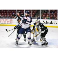 Tulsa Oilers forward Adam Pleskach against the Utah Grizzlies