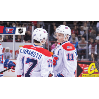 Spokane Chiefs forwards Kailer Yamamoto and Jaret Anderson-Dolan