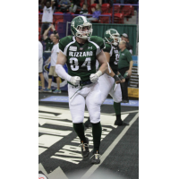 Linebacker Robert Metz with the Green Bay Blizzard