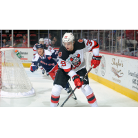 Binghamton Devils RW Kurtis Gabriel vs. the Hartford Wolf Pack