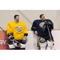 Mike Poulin and Kevin Orleman at Georgia Swarm practice