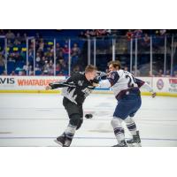 Tulsa Oilers and Idaho Steelheads fight