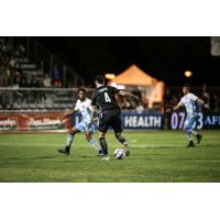 Mitchell Taintor of Sacramento Republic FC controls possession vs. Las Vegas Lights FC